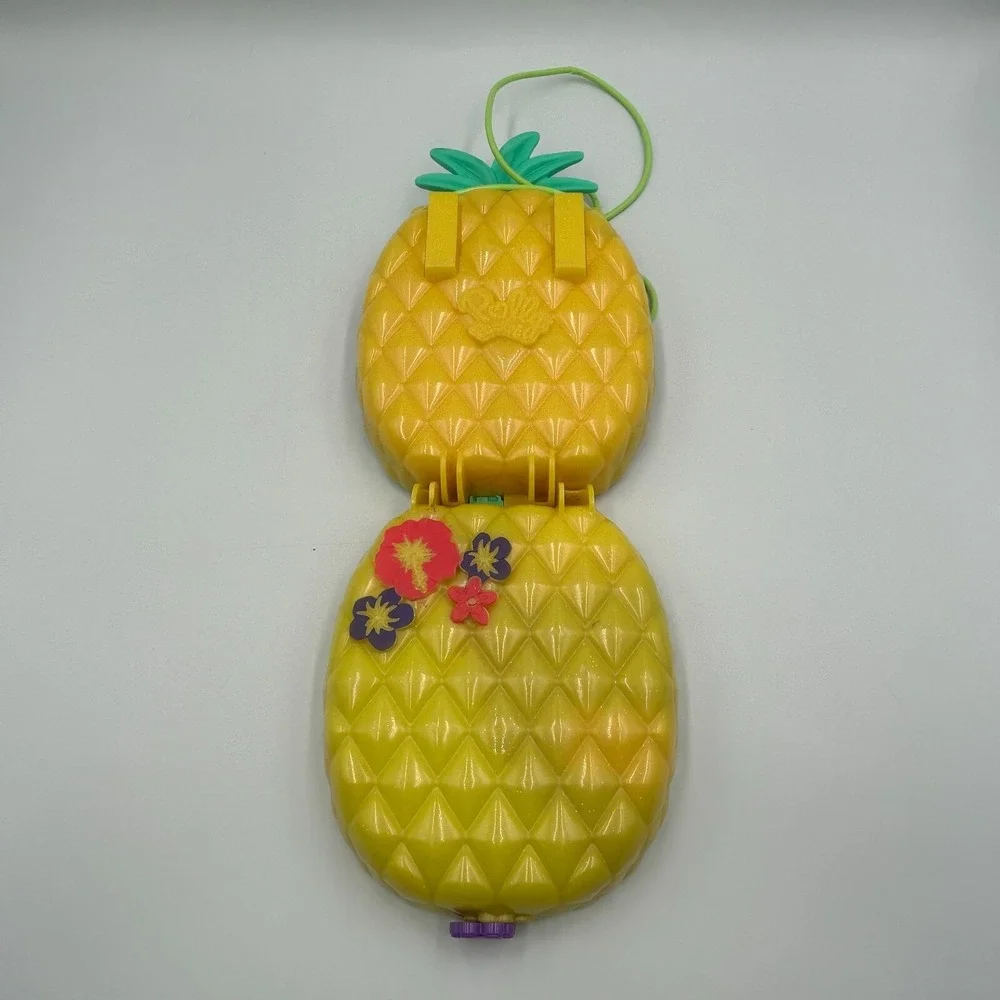 Set of 3 Polly Pocket Playsets - Milkshake, Pineapple & Unicorn Cake Playsets‎
